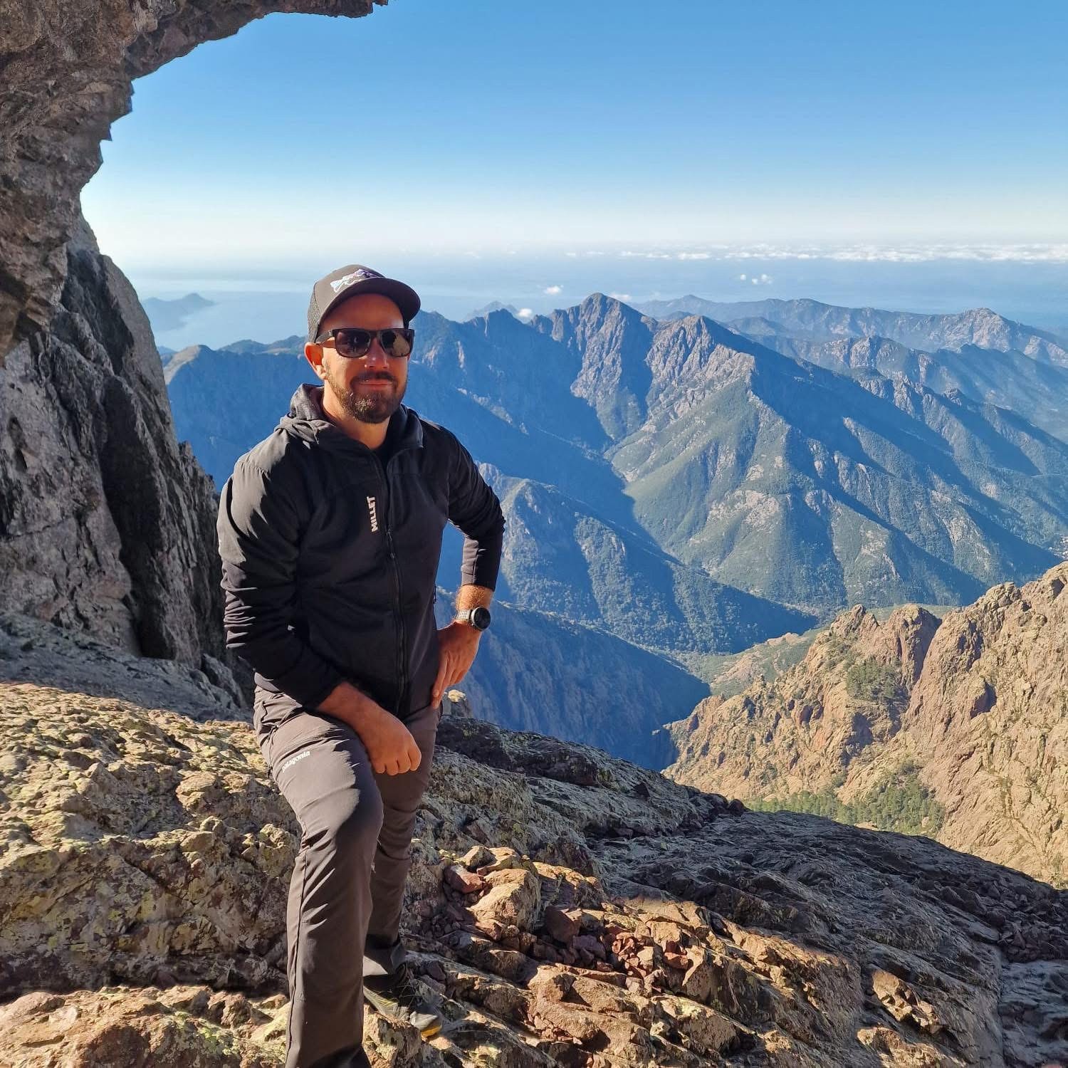 Yann Pasqualini en montagne au Tafunatu